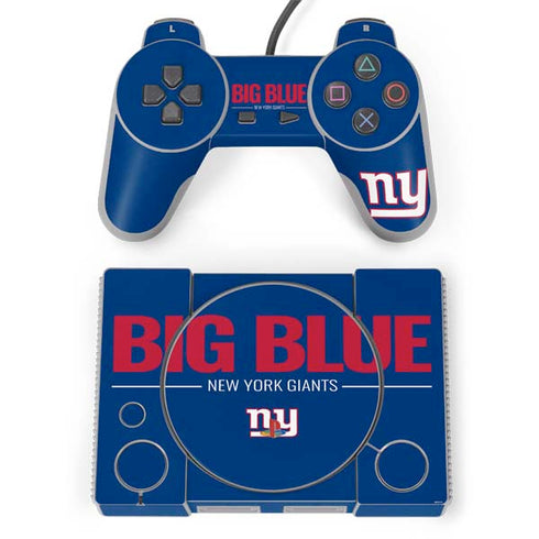 NFL New York Giants Team Motto PlayStation Classic Bundle Skin